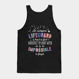 An awesome Lifeguard Gift Idea - Impossible to Forget Quote Tank Top